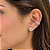 Piercing Fake Zircônia Cristal em banho ouro 18k - Imagem 2