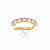 Piercing Fake Zircônia Cristal em banho ouro 18k - Imagem 1
