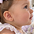 Brinco Bolinha Baby banho Ouro 18k - Imagem 2