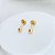 Brinco Bolinha Baby banho Ouro 18k - Imagem 3