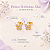 Brinco Borboleta Alice em banho Ouro 18k - Imagem 3