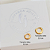 Brinco Argola Baby Magia Colorida banho Ouro 18k - Imagem 3