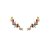 Ear Cuff Colors no banho ouro 18k - Imagem 1