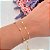 Pulseira Corações banho Ouro 18k - Imagem 2