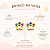 Brinco Patinha Colors em banho ouro 18k - Imagem 3