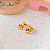 Brinco Patinha Colors em banho ouro 18k - Imagem 3