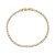 Pulseira Riviera Cristal banho Ouro 18k - Imagem 1