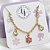 Pulseira Flor Boneca em banho Ouro 18k - Imagem 1
