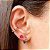 Piercing Fake Colorido em banho ouro 18k - Imagem 2