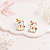 Brinco Gatinho banho Ouro 18k - Imagem 3