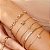 Pulseira  Borboleta banho Ouro 18k - Imagem 2