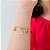 Pulseira Gatinho em banho Ouro 18k - Imagem 2