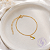 Pulseira Abelhinha em banho Ouro 18k - Imagem 3