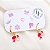 Brinco Argola Boneca Pink em banho Ouro 18k - Imagem 1