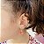 Brinco Argola Boneca Pink em banho Ouro 18k - Imagem 2