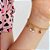 Pulseira Arco iris Boneca em banho Ouro 18k - Imagem 2