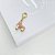 Berloque Patins Boneca em banho Ouro 18k - Imagem 1