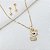 Conjunto Brinco e Colar Gatinho em banho Ouro 18k - Imagem 2