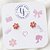 Brinco Baby Flor Boneca banho Ouro 18k - Imagem 1