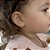 Brinco Baby Flor Boneca banho Ouro 18k - Imagem 2
