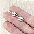 Brinco Panda banho Ouro 18k - Imagem 3