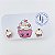 Brinco CupCake banho Ouro 18k - Imagem 1
