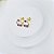 Brinco CupCake banho Ouro 18k - Imagem 3