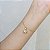 Pulseira Abelha Dourada em banho Ouro 18k - Imagem 2