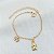 Pulseira Ursinha em banho Ouro 18k - Imagem 2