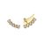Brinco Ear Cuff Luxo banho Ouro 18k - Imagem 1