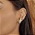 Brinco Leque banho Ouro 18k - Imagem 2