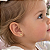 Brinco Flor Baby banho Ouro 18k - Imagem 4