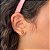 Brinco Flor Baby banho Ouro 18k - Imagem 2