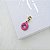 Berloque Pink Boneca em banho Ouro 18k - Imagem 1
