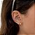 Brinco Argola Mini Dourada banho Ouro 18k - Imagem 2
