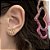 Brinco Baby Abelhinha banho Ouro 18k - Imagem 2