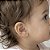 Brinco Baby Centopeia banho Ouro 18k - Imagem 2