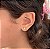 Brinco Baby Centopeia banho Ouro 18k - Imagem 2