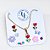 Conjunto Flor Tulipa banho Ouro 18k - Imagem 1