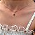 Conjunto Flor Tulipa banho Ouro 18k - Imagem 3
