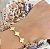 Pulseira Flores banho Ouro 18k - Imagem 2