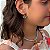 Brinco Argolinha Stitch em banho Ouro 18k - Imagem 2