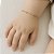 Pulseira Baby Bolinhas em banho ouro 18k - Imagem 2