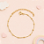 Pulseira Infantil Bolinhas em banho ouro 18k - Imagem 4