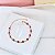 Pulseira Infantil Pedras Pink em banho Ouro 18k - Imagem 3
