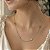 Colar Cristais Rainbow banho Ouro 18k - Imagem 2