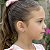 Brinco Flor Stitch banho Ouro 18k - Imagem 3