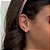 Brinco Flor Stitch banho Ouro 18k - Imagem 2