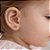 Brinco Baby Coroa Pink em banho Ouro 18k - Imagem 2