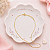 Colar Veneziana Infantil banho Ouro 18k - Imagem 3
